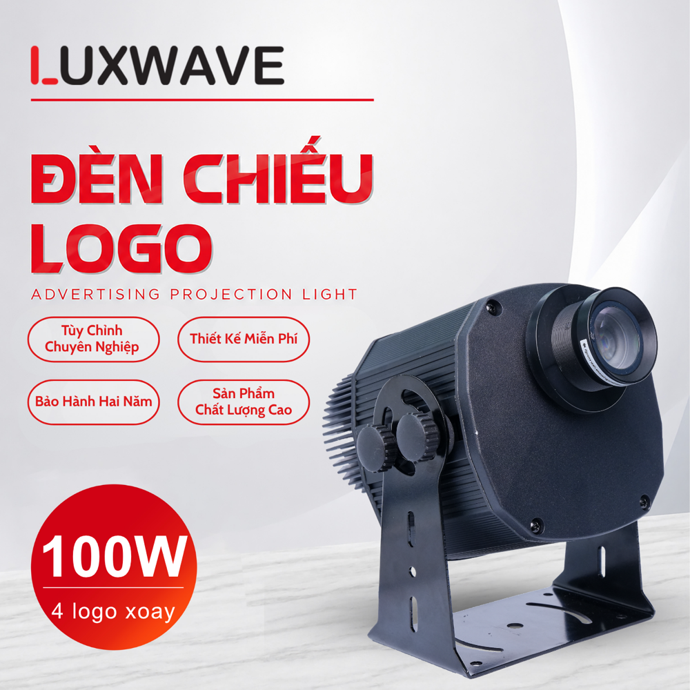 Đèn Chiếu 4 Logo Hiệu Ứng Xoay — 1